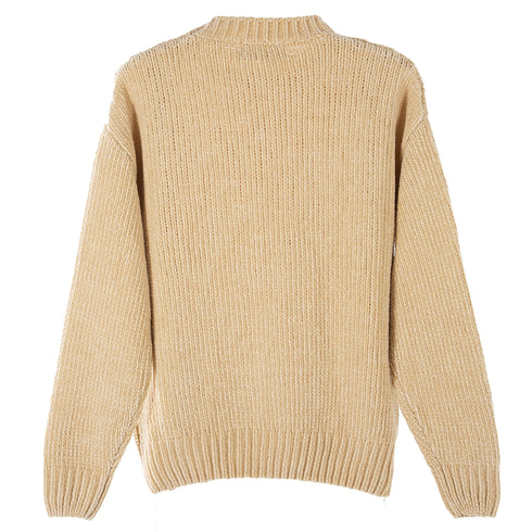 Bonsai Knit Crewneck Regular Fit Sand KN011 Degli Uberti